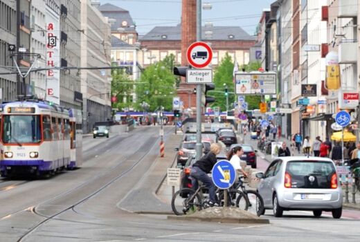 Verkehrsarten in Darmstadt / Quelle: TG M+V (eigene Aufnahme)